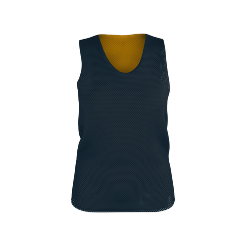 Badger Sport Womens Reversible Mesh Tank, Sizes 2XL-4XL (A00134-026408), Color 'Navy/Gold'